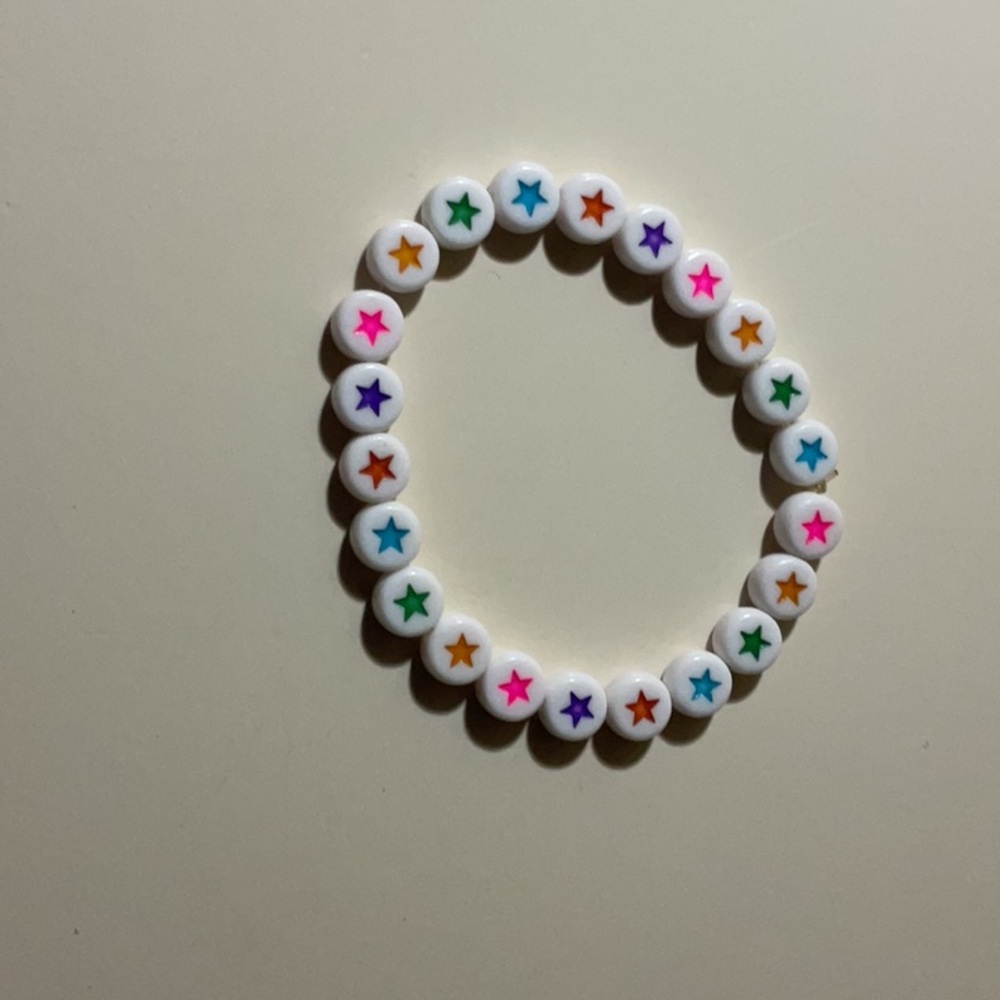 Colorful Star Bead Bracelet for Kids